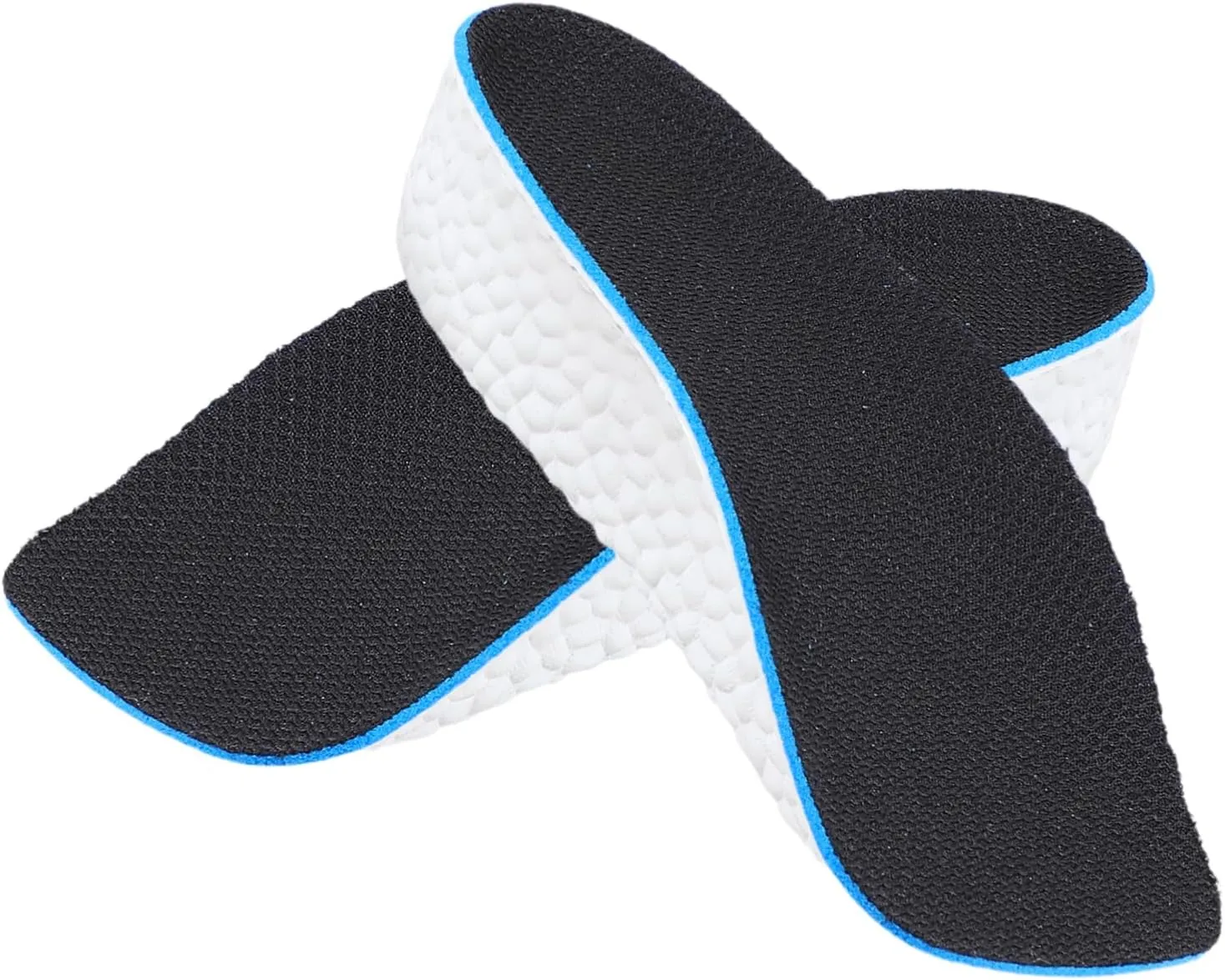 Heel Lift Arch Support Inserts 1 Pair Height Increase Insoles Soft Bottom Shoe Lift Pads for Men Women Universal Fit