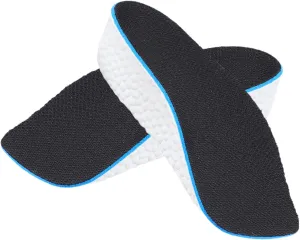 Heel Lift Arch Support Inserts 1 Pair Height Increase Insoles Soft Bottom Shoe Lift Pads for Men Women Universal Fit