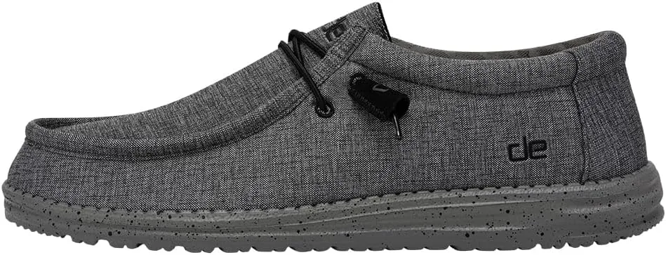 Hey Dude Men's Wally Stretch | Men's Loafers | Comfortable & Light-Weight