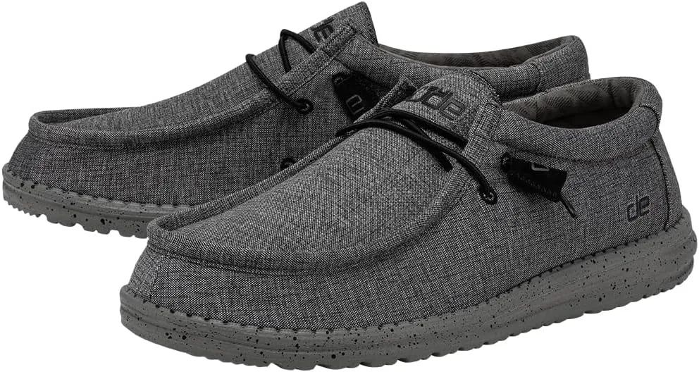 Hey Dude Men's Wally Stretch | Men's Loafers | Comfortable & Light-Weight