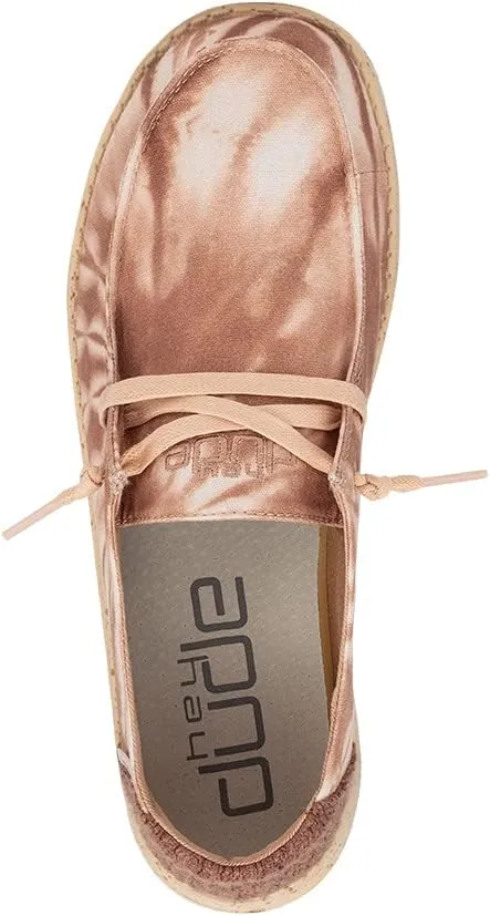 Hey Dude Toddler Wendy Sparkle | Toddler Loafers | Kids Slip on Shoes | Comfortable & Light-Weight