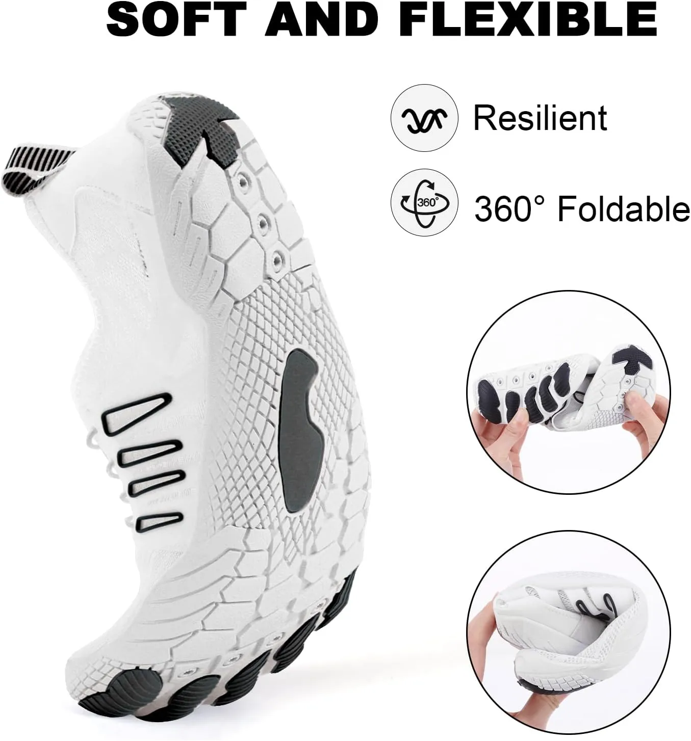 Hike Barefoot Shoes Womens Mens, Pro Water Shoe Women Men Footwear Barefoot Hike Shoes for Travel, Wide Toe Box Non-Slip Breathable Zero Drop Shoe