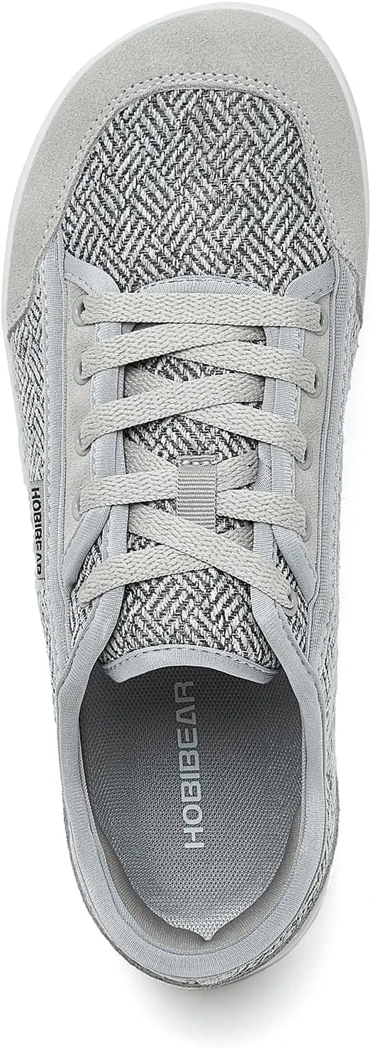 HOBIBEAR Barefoot Shoes for Women Men Zero Drop Sole Wide Toe Box Walking Sneakers