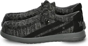 Hurley Kids Elastic Lace Loafers, Canvas Shoes for Boys & Girls - Comfortable, Durable, Stylish - Kid's Fashion Sneakers, Wide Toe Shoes for Everyday Wear