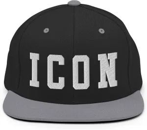 ICON Embroidered Snapback Hat, Icon Cap