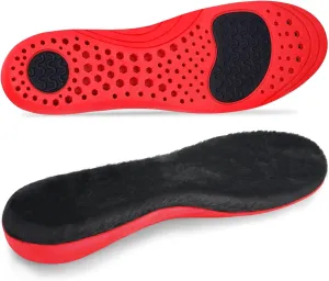 Insoles for Men & Women - Thermal Shoe Insoles, Soft Furry Warm Replacement Inserts, Comfort Insoles, Anti-Shock & Breathable, Suitable for Winter Shoes & Boots, Sneakers(XL)