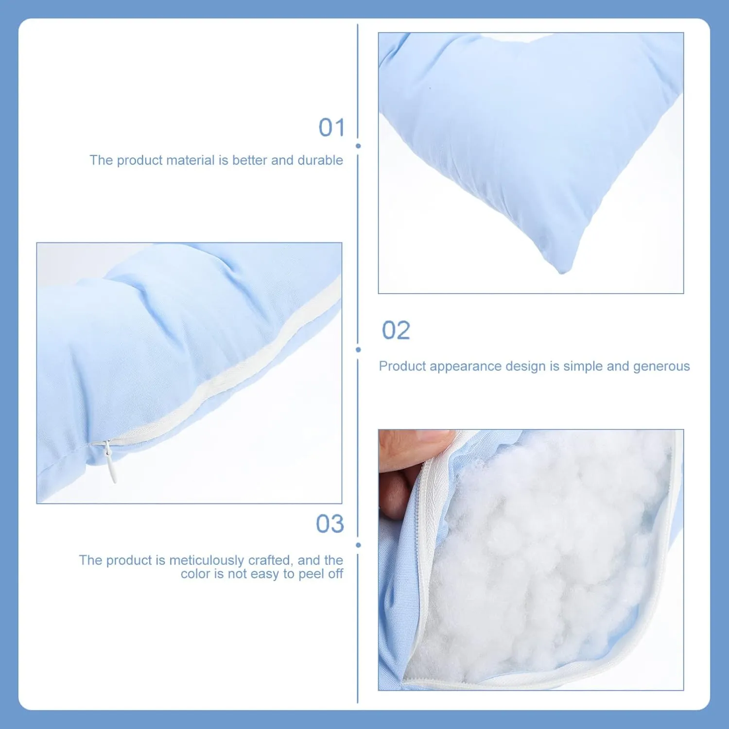 iplusmile 2 pcs Relax Salons for Salon Comfortable Pads Travel Cradle Massage Tables Washable Table Flight Face Reusable Blue Chair Beauty Bed Donut Down Headrest Parlors Body O-Shaped Hole