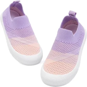 ISINSER Toddler Shoes Boy Girl Kid Sneaker, Breathable Mesh Tennis Shoes, Slip On Running Walking Shoes