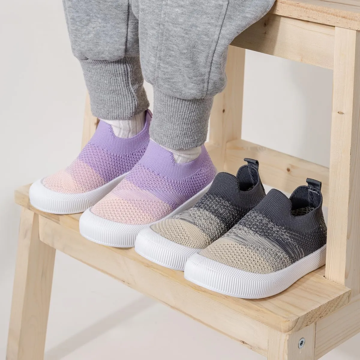 ISINSER Toddler Shoes Boy Girl Kid Sneaker, Breathable Mesh Tennis Shoes, Slip On Running Walking Shoes