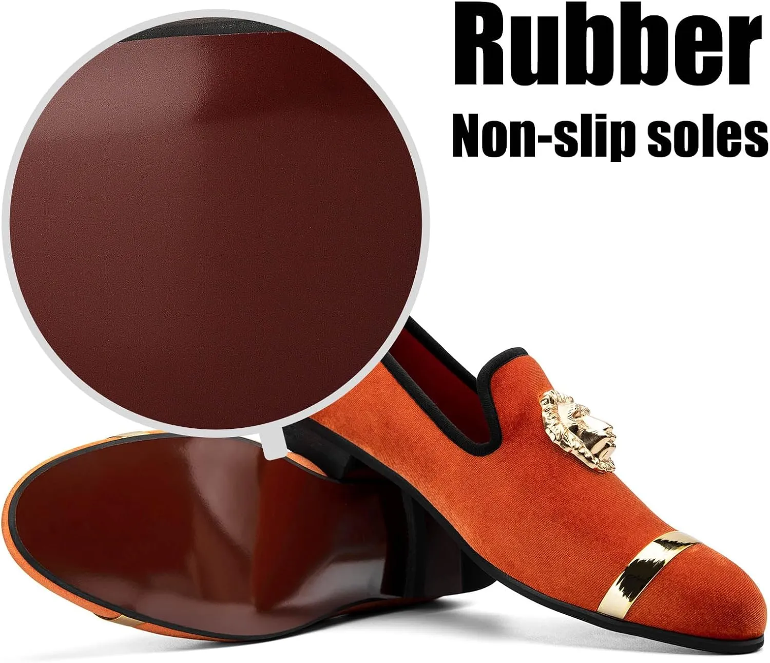 JITAI Men's Penny Slip-On Leather Lined Loafer Luxury Men Shoes