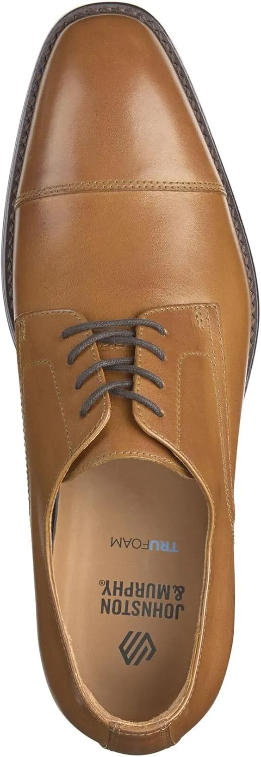 Johnston & Murphy Men's Richland Cap Toe Lace-Up Dress Shoe
