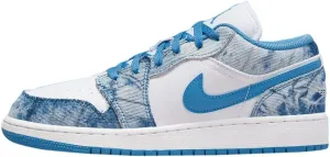 Jordan Big Kid's 1 Low SE White/Light Bordeaux-Rush Pink (DM9037 100)