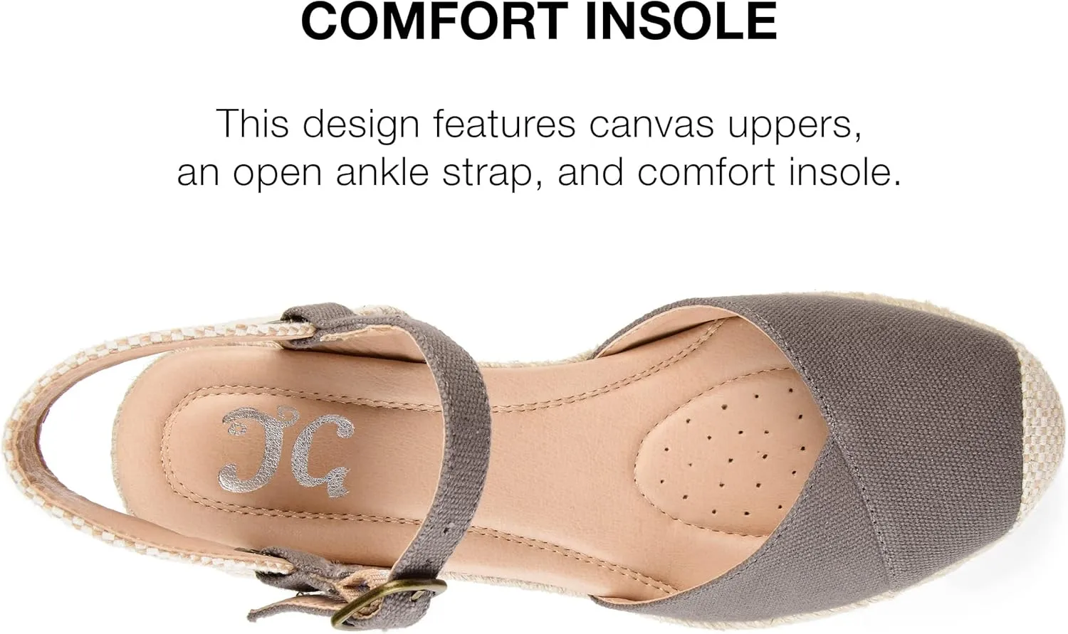 Journee Women's Comfort Foam Ashlyn Espadrille Wedge Sandals