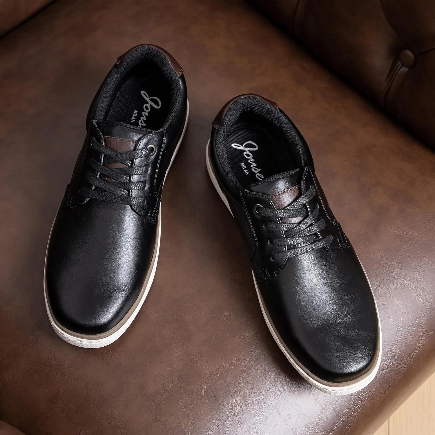 Jousen Mens Casual Dress Shoes Fashion Sneakers