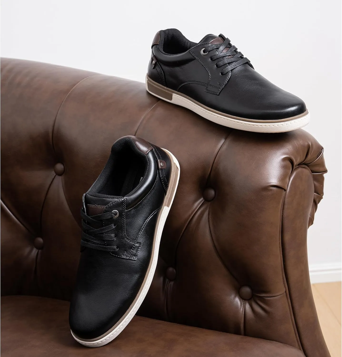 Jousen Mens Casual Dress Shoes Fashion Sneakers