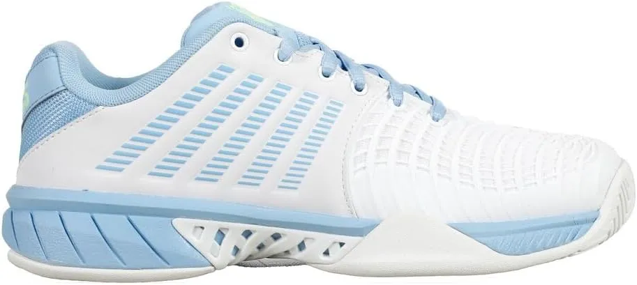 K-Swiss Women's Tennis Shoe, White Dutch Canal Green, 9.5