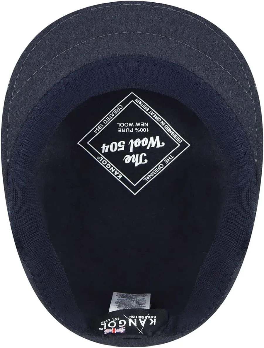 Kangol Wool 504 Hat - Warm Grey/L Ivy Caps & Flat Caps