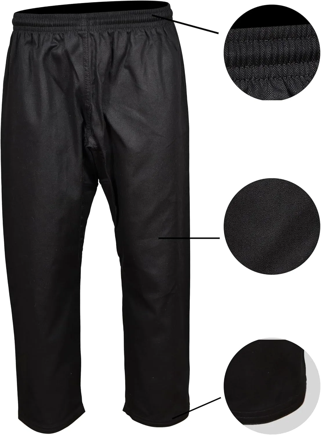 Karate Trousers Martial Arts Karate Pants Student Cotton GI Aikido Kids Pant Kung Fu Adults Kimono Trousers