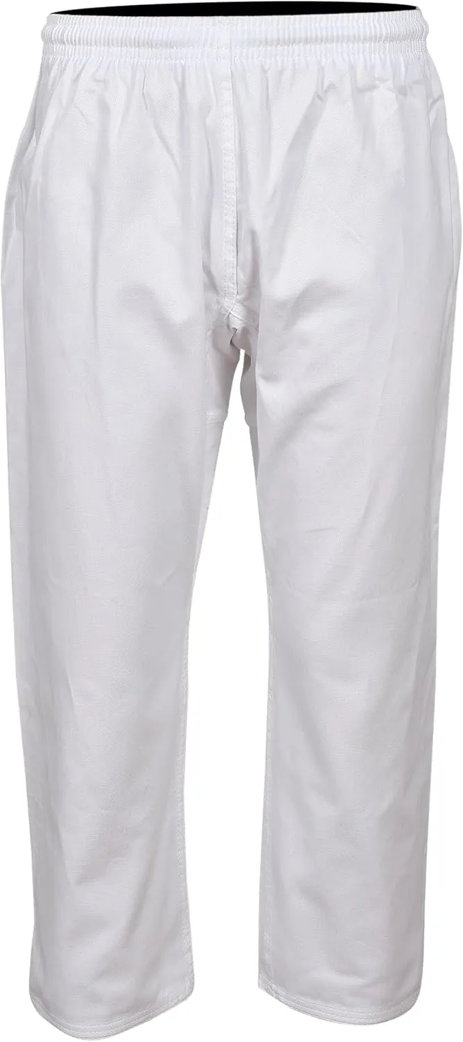 Karate Trousers Martial Arts Karate Pants Student Cotton GI Aikido Kids Pant Kung Fu Adults Kimono Trousers