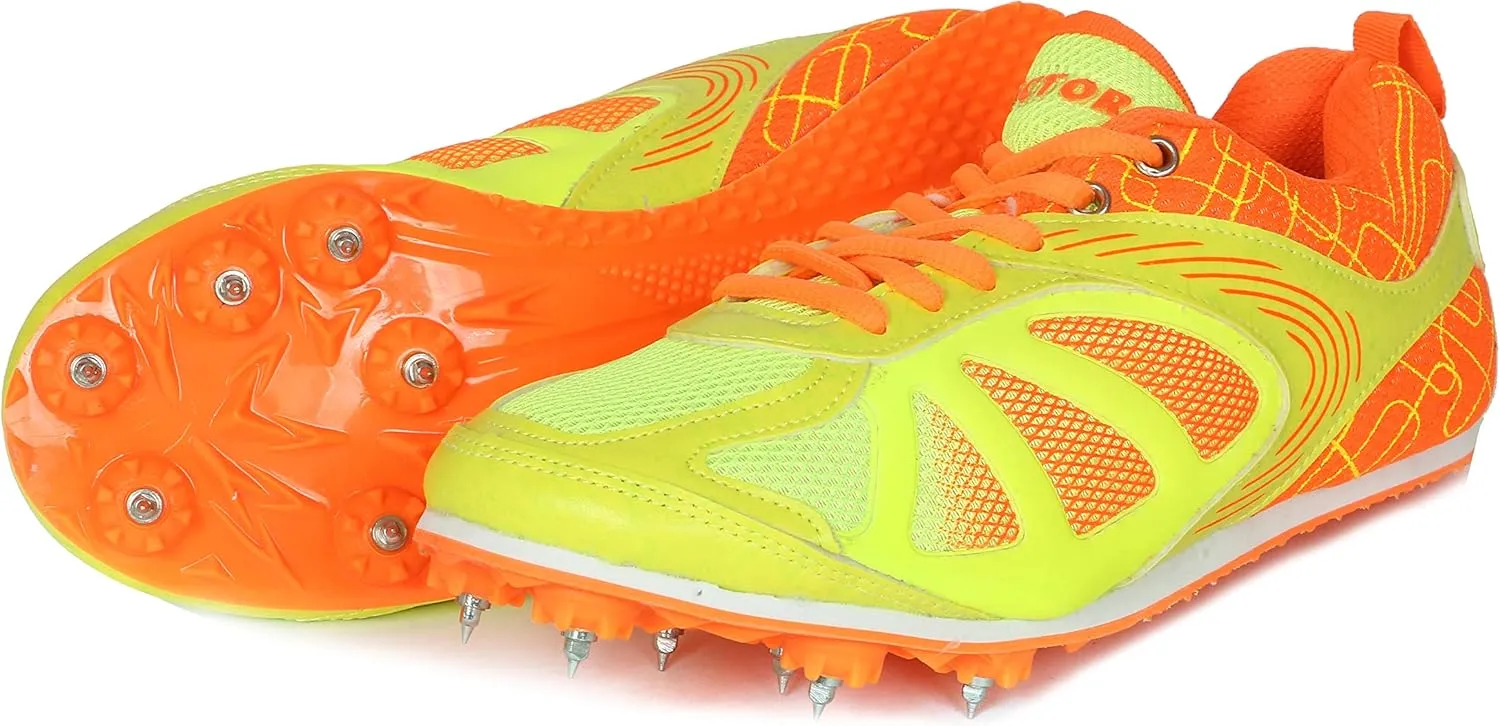 KD Vector Track Shoe Sprint Athletic Spike Long Jump Relay Running Shoe Hurdling (Size UK 2 - UK 10)