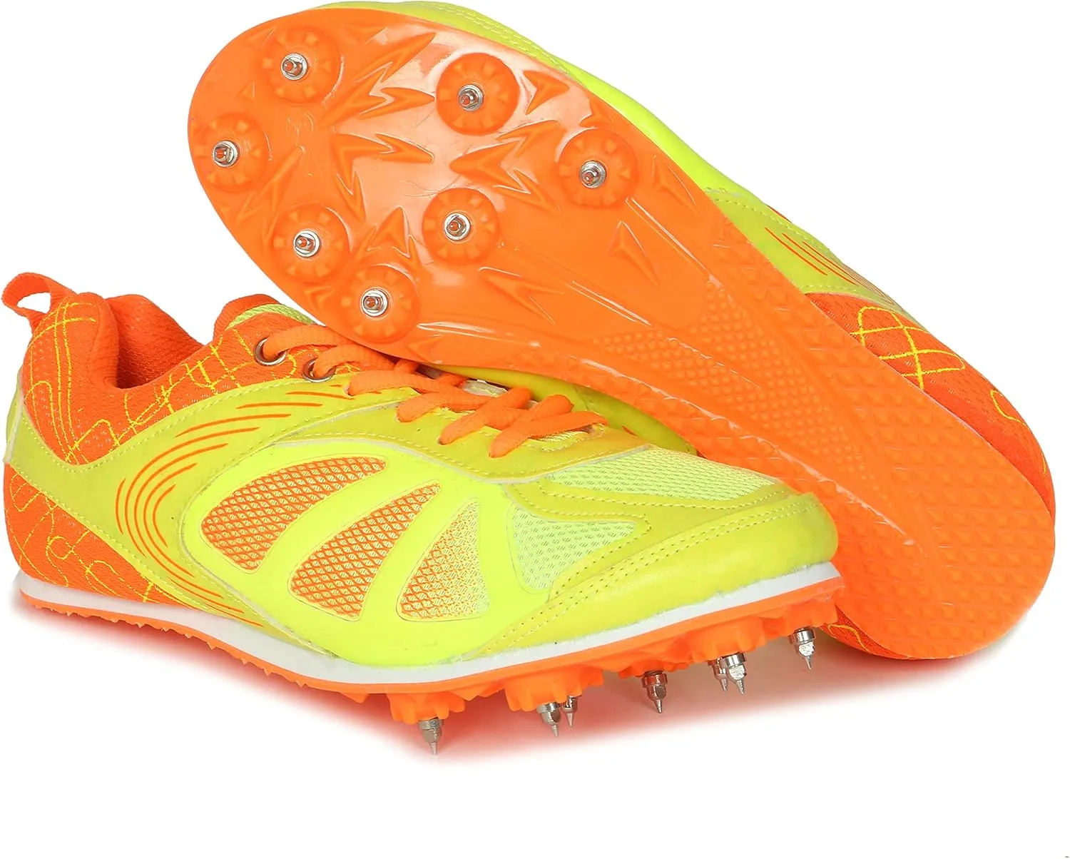 KD Vector Track Shoe Sprint Athletic Spike Long Jump Relay Running Shoe Hurdling (Size UK 2 - UK 10)