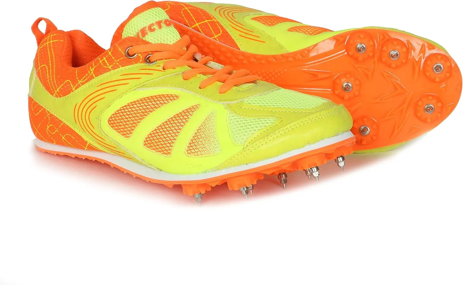 KD Vector Track Shoe Sprint Athletic Spike Long Jump Relay Running Shoe Hurdling (Size UK 2 - UK 10)