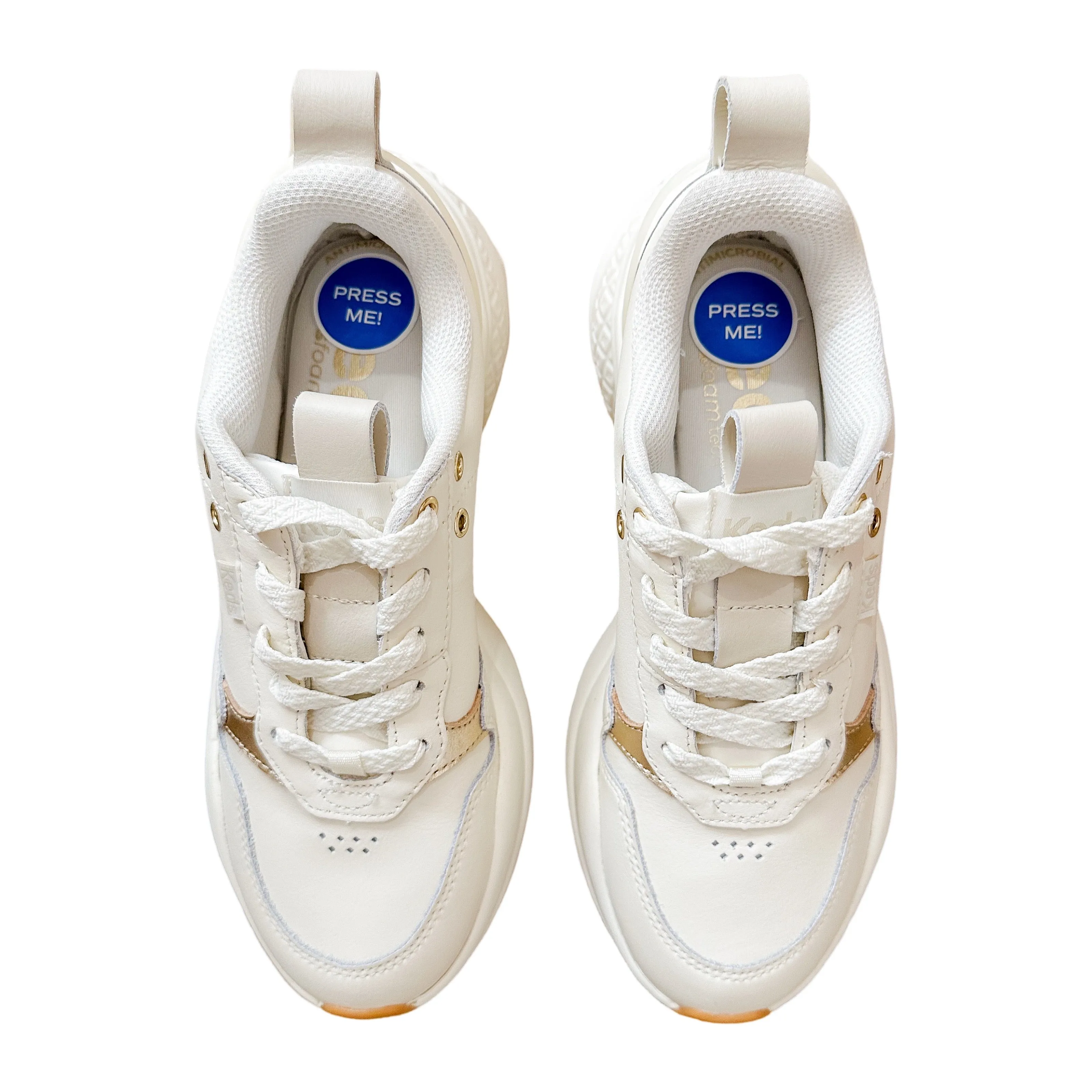 KEDS - Cross City Trainer - Egret/Metallic