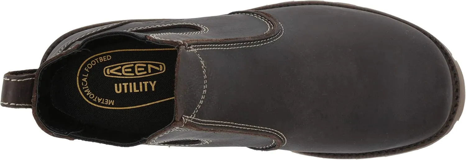KEEN Utility Men's Seattle Romeo Mid Height Leather Soft Toe Work Shoe