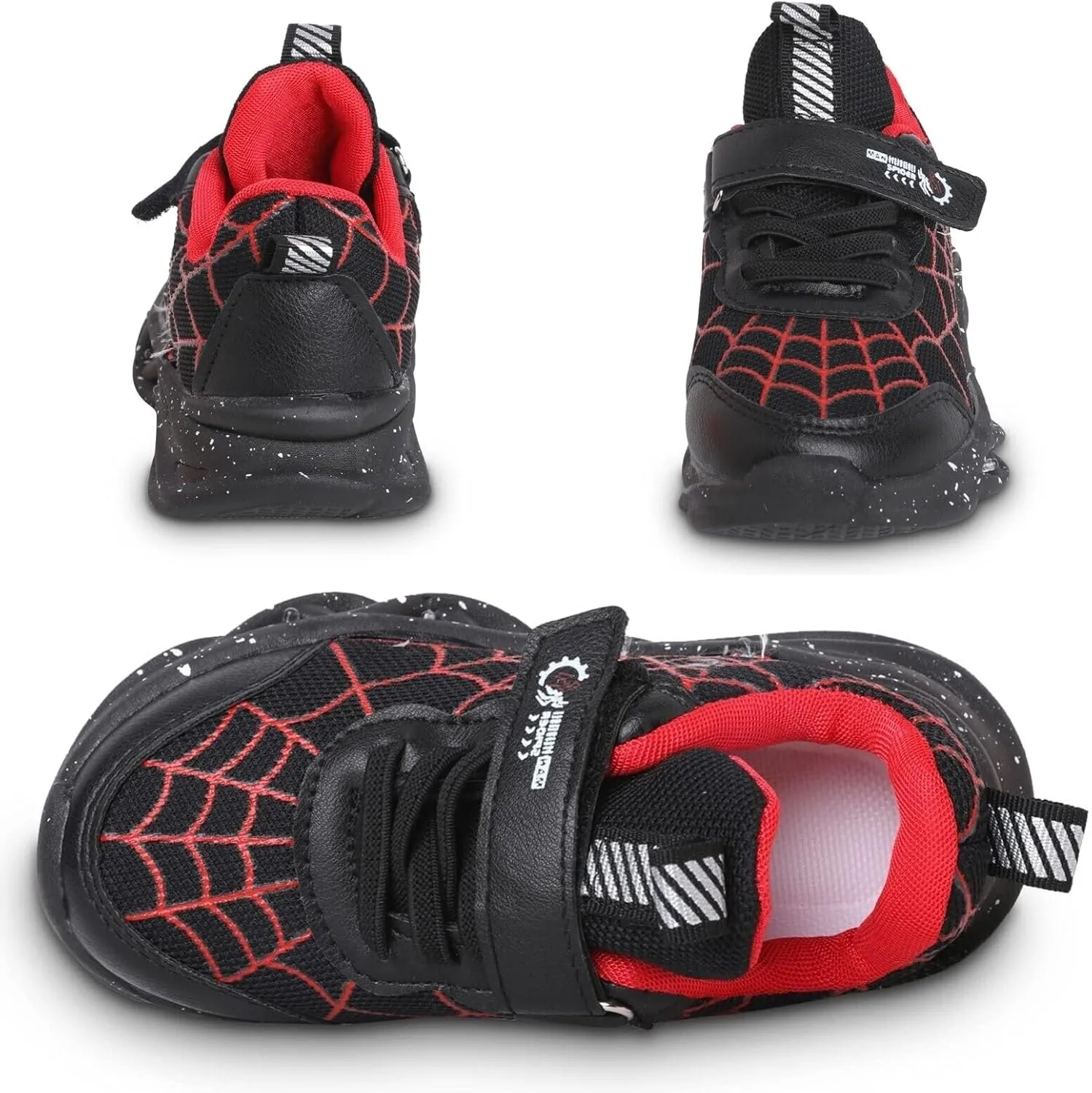 Kids Boys Light Up Trainers LED Shoes Walking Sneakers Toddler Shoes Fashion Flashing Athletic Running Shoe