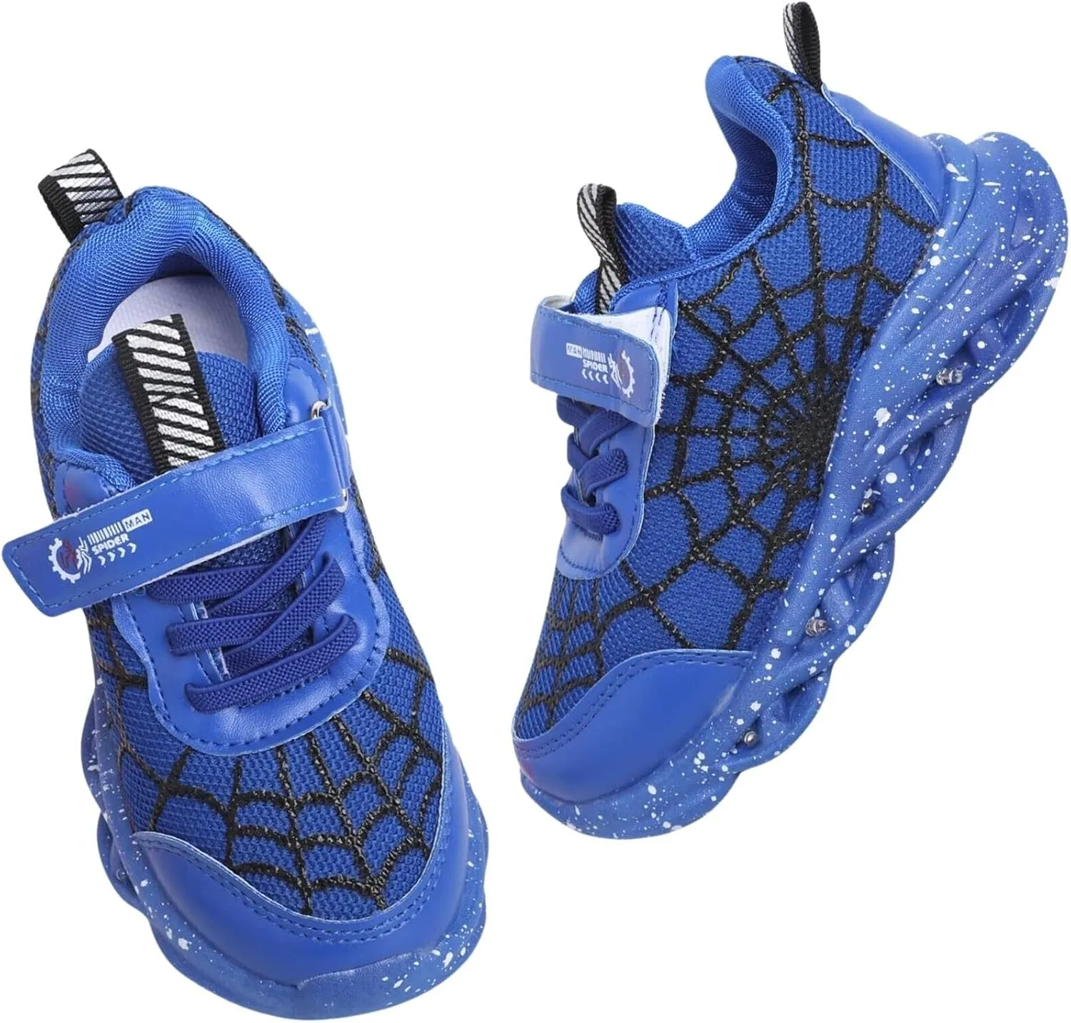 Kids Boys Light Up Trainers LED Shoes Walking Sneakers Toddler Shoes Fashion Flashing Athletic Running Shoe