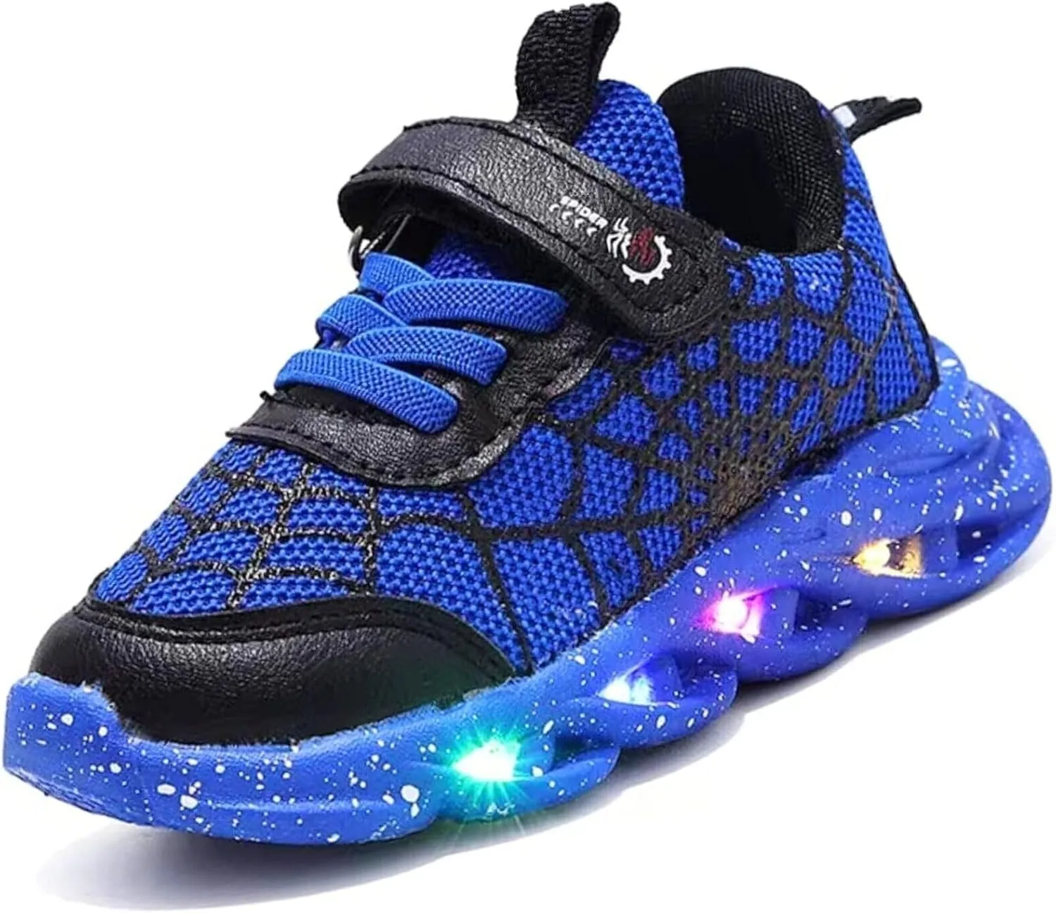 Kids Boys Light Up Trainers LED Shoes Walking Sneakers Toddler Shoes Fashion Flashing Athletic Running Shoe