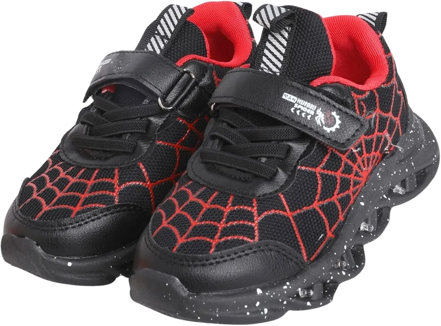 Kids Boys Light Up Trainers LED Shoes Walking Sneakers Toddler Shoes Fashion Flashing Athletic Running Shoe