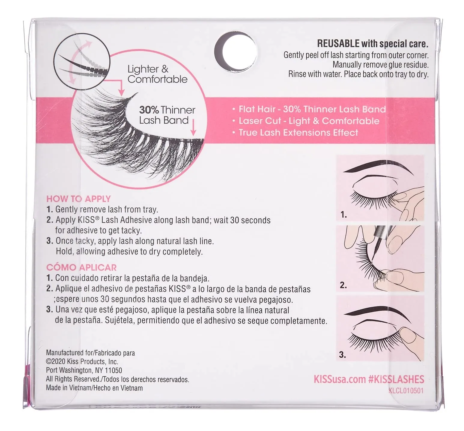Kiss Lash Couture Luxtensions Russian Volume (Pack of 3)
