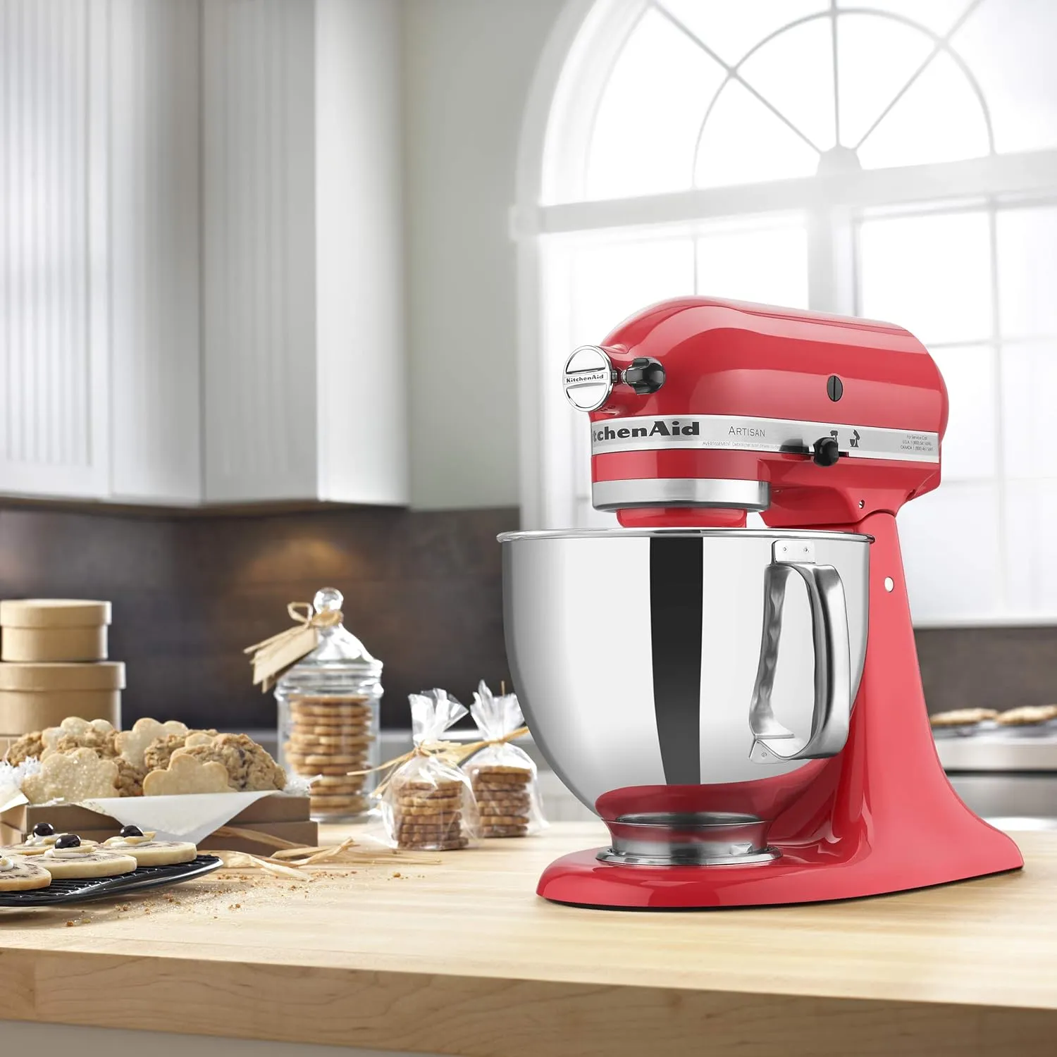 KitchenAid Artisan Series 5-Qt. Stand Mixer with Pouring Shield - Watermelon