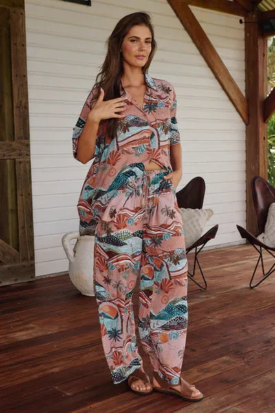 LAKESIDE SERENITY PRINT CICI PANT- Jaase