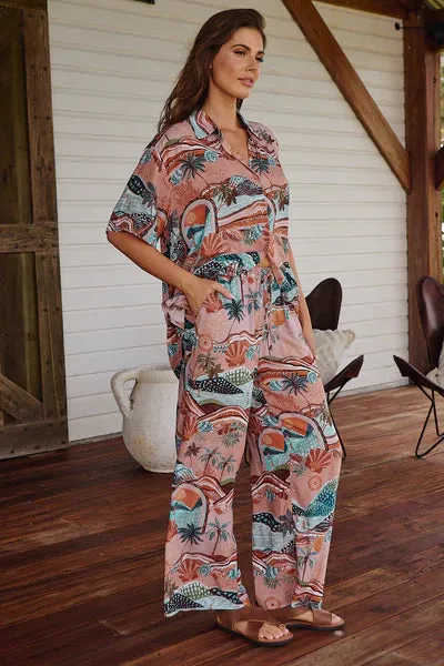 LAKESIDE SERENITY PRINT CICI PANT- Jaase