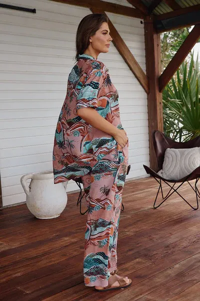 LAKESIDE SERENITY PRINT CICI PANT- Jaase