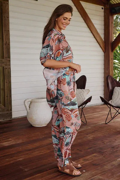 LAKESIDE SERENITY PRINT CICI PANT- Jaase