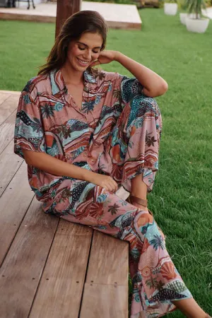 LAKESIDE SERENITY PRINT CICI PANT- Jaase