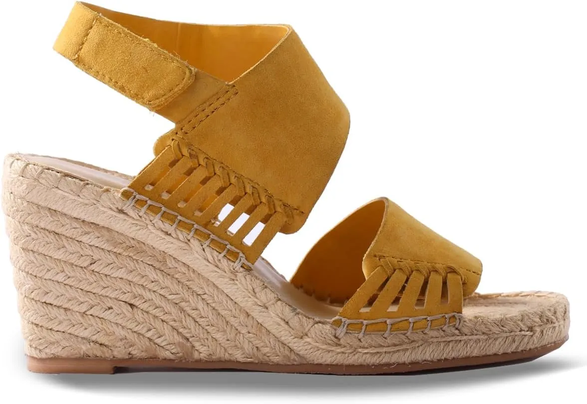 landing craft Platform Wedge Sandals for Women,Magenta Gold Red Black Yellow Espadrille Womens Wedge Sandals Open Toe Ankle Strap High Heel Wedges Summer Dressy Sandals -3.4Inch