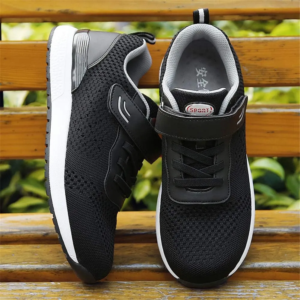 LEADER SHOW Men's Casual Elderly Safety Walking Shoes Light Weight Strap Comfort Sneakers