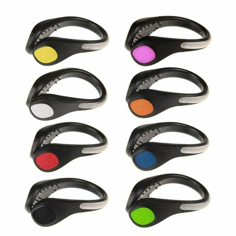 LED Luminous Lighting Shoe Clip Night Running Safety Sports Protect Warning Tool