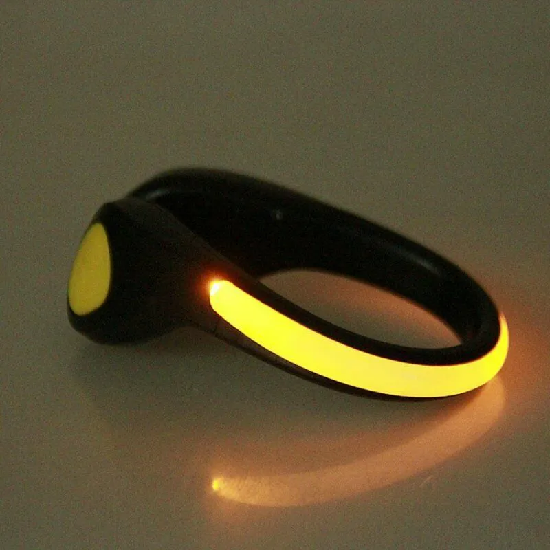 LED Luminous Lighting Shoe Clip Night Running Safety Sports Protect Warning Tool
