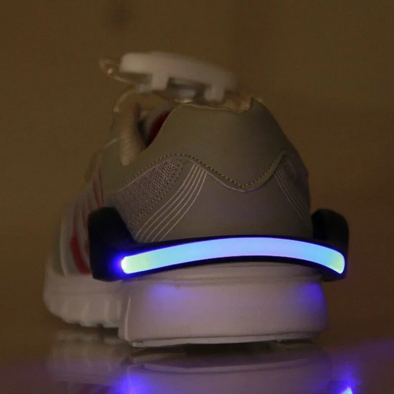 LED Luminous Lighting Shoe Clip Night Running Safety Sports Protect Warning Tool