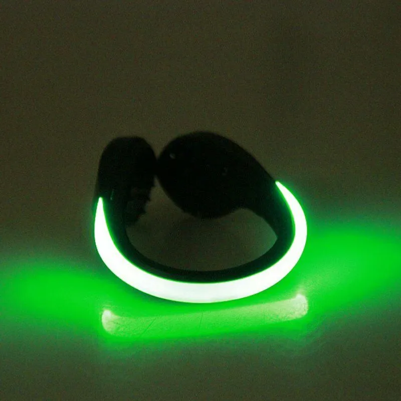 LED Luminous Lighting Shoe Clip Night Running Safety Sports Protect Warning Tool