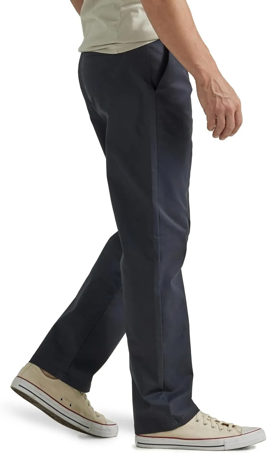 Lee Men's Flat Front Relaxed Straight Pant