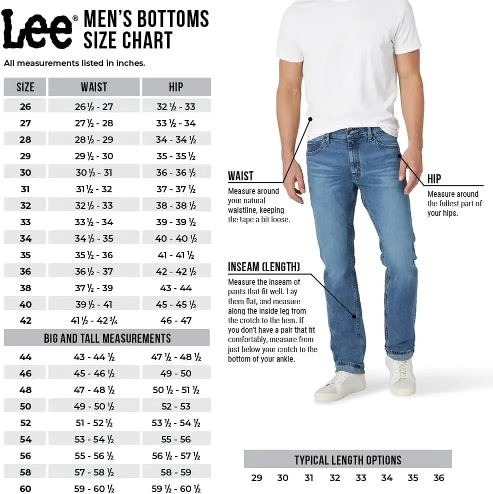 Lee's Men's Flat Front Plus Size Shorts