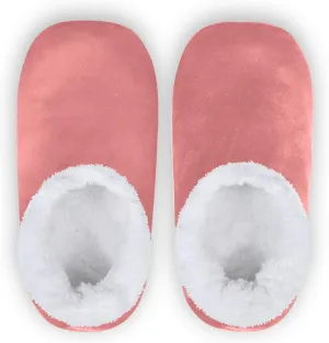 Light Salmon House Slippers Non-Slip Soft Comfortable Slippers for House