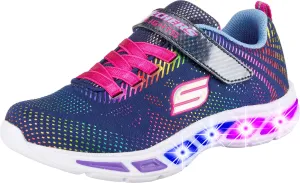 Litebeams Bargain price Kid Skechers US Navy/Multi Sophisticated Sneaker Little 3 Unisex
