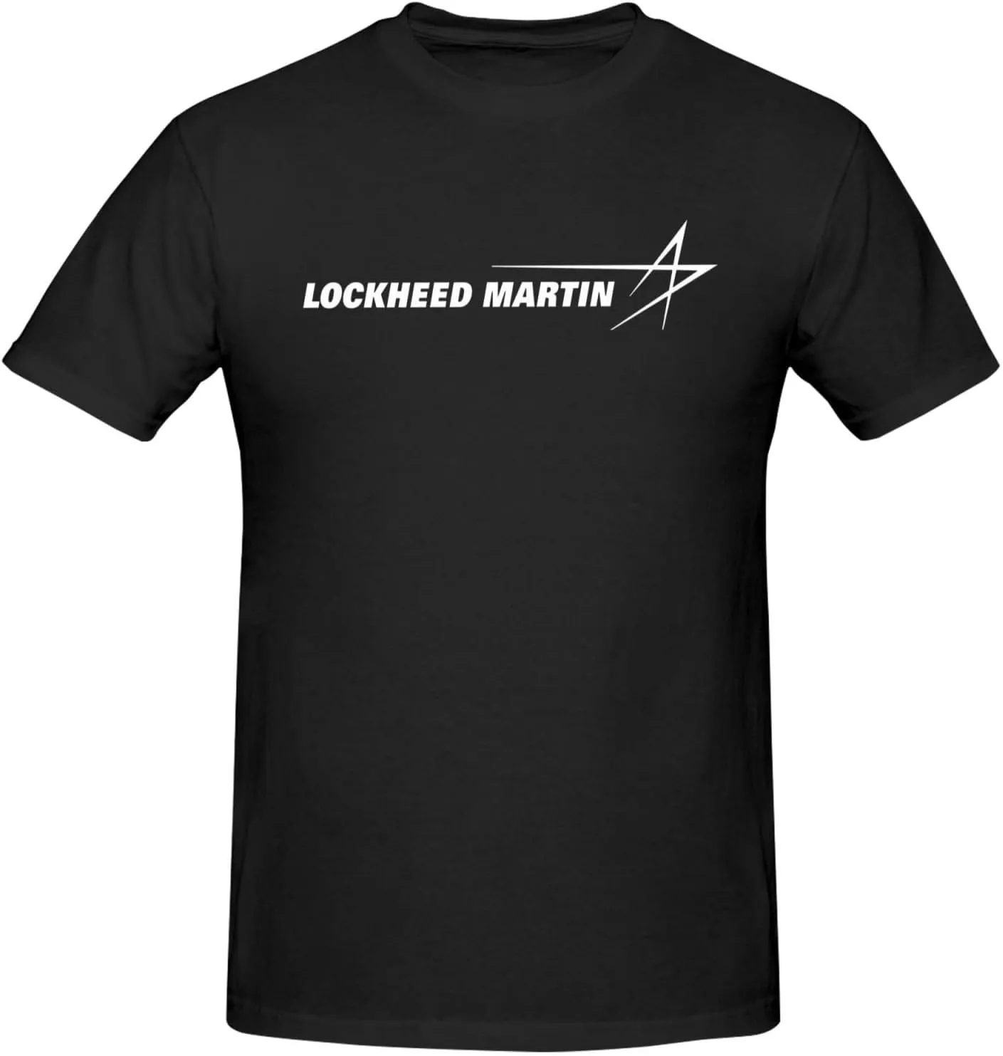 Lockheed Martin Casual Comfortable Cotton Round Neck Men's Short Sleeve Standard T Shirt